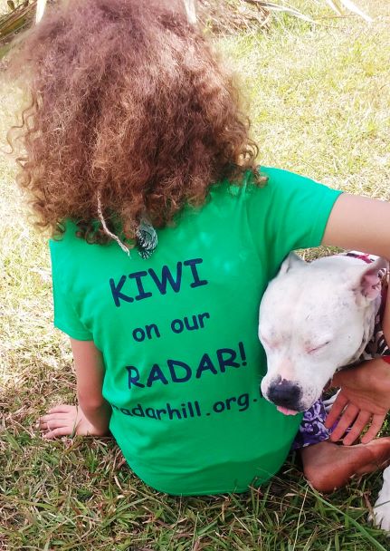 Child wearing MRHLG t-shirt